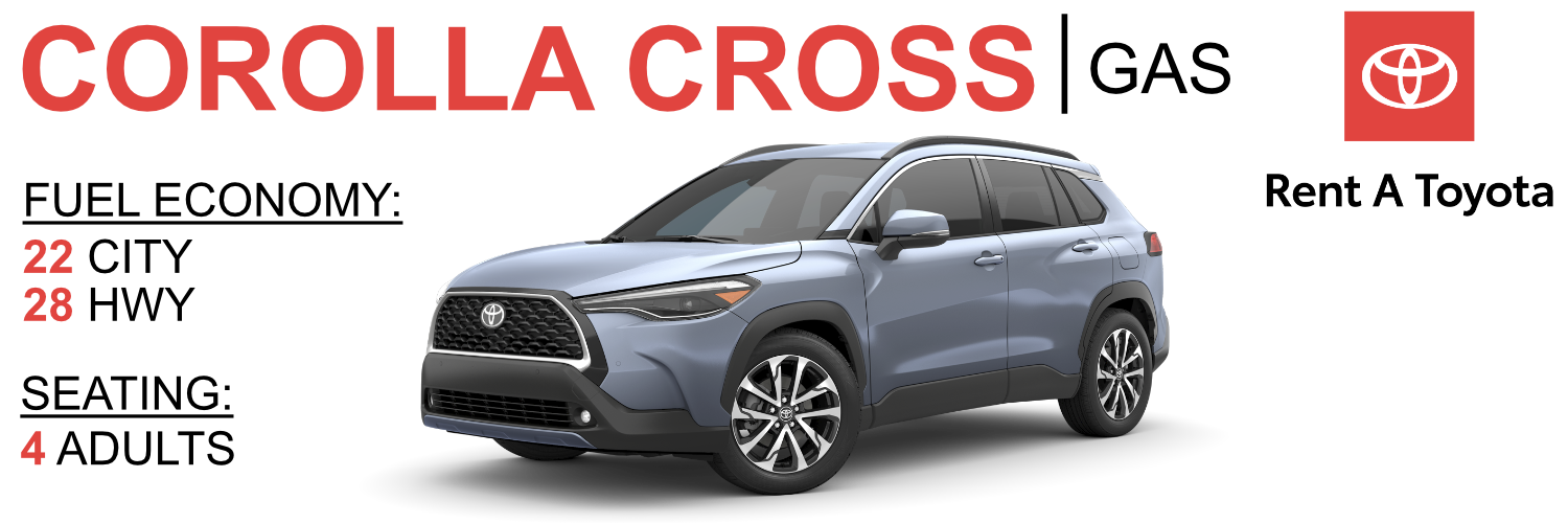 Rent a Corolla Cross | Cloninger Toyota in Salisbury NC